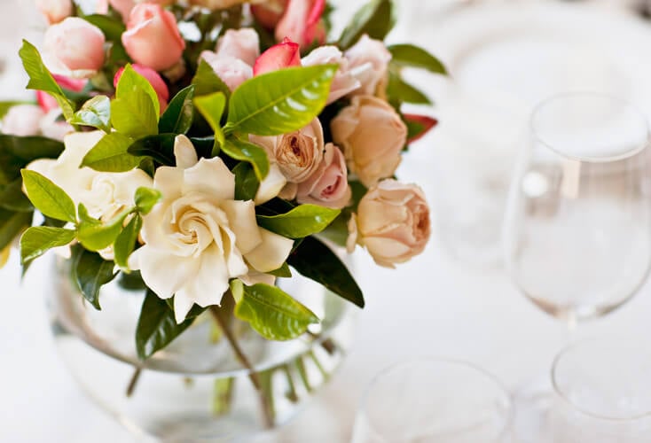 Ausstattungsbeispiel Dekoration,Cateringservice fleur de cuisine, Firma Wilken Gourmet 