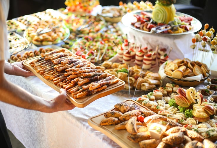 Buffet, Catering-Service fleur de cuisine, Firma Wilken Gourmet 